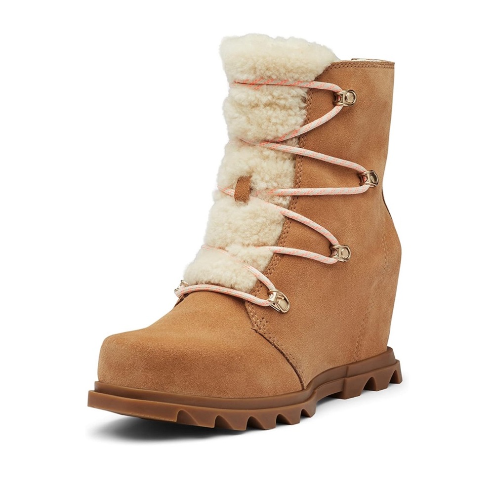 Sorel Women's Joan Of Arctic Wedge III Lace Cozy Boot